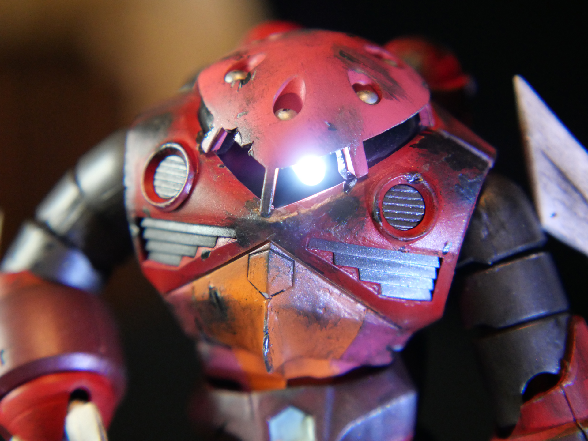 模型日记5hg魔蟹改造做旧