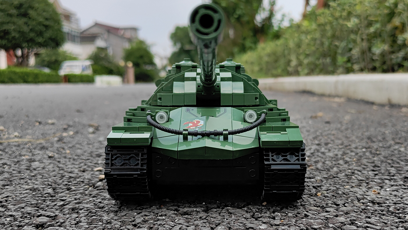 坦克世界中的老资格顶级车cobi积木is7坦克评测进步明显