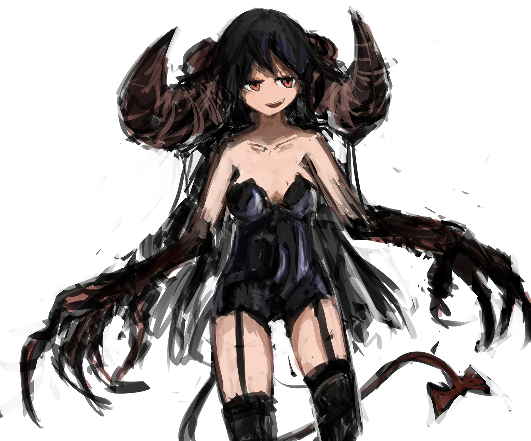 有大犄角的吊带恶魔你喜欢吗