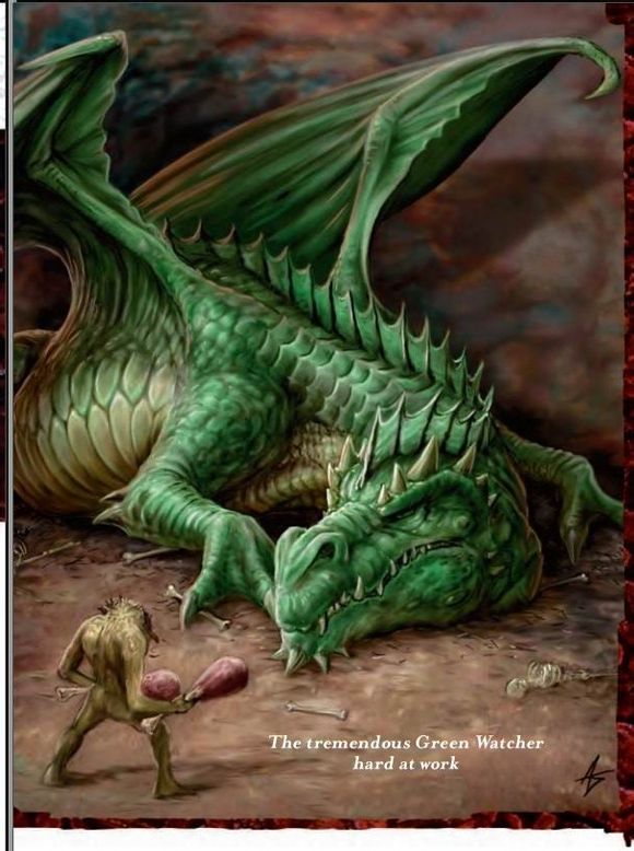 之书》249-250页或《champions of ruin》103页的青少年绿龙的属性