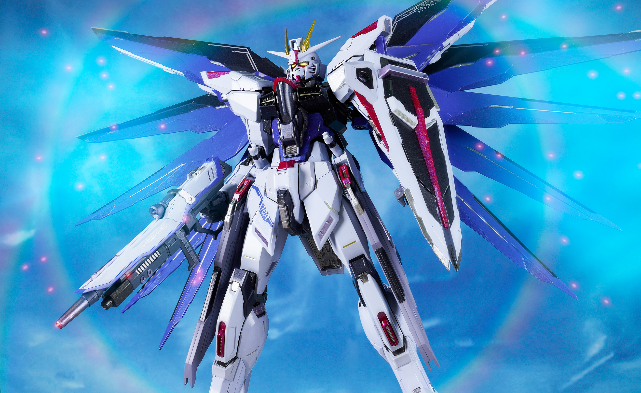 五彩大炮过场动画广告时间~重心设计合理,装上翅膀也能站稳可动性不错