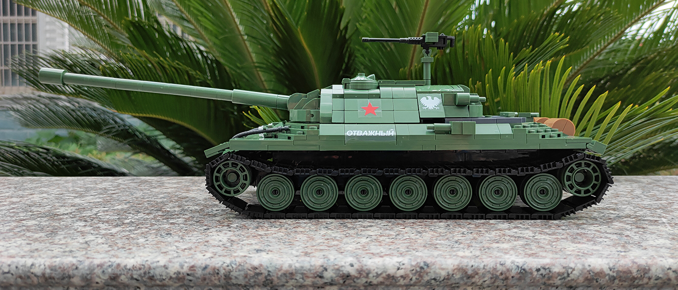 坦克世界中的老资格顶级车cobi积木is7坦克评测进步明显