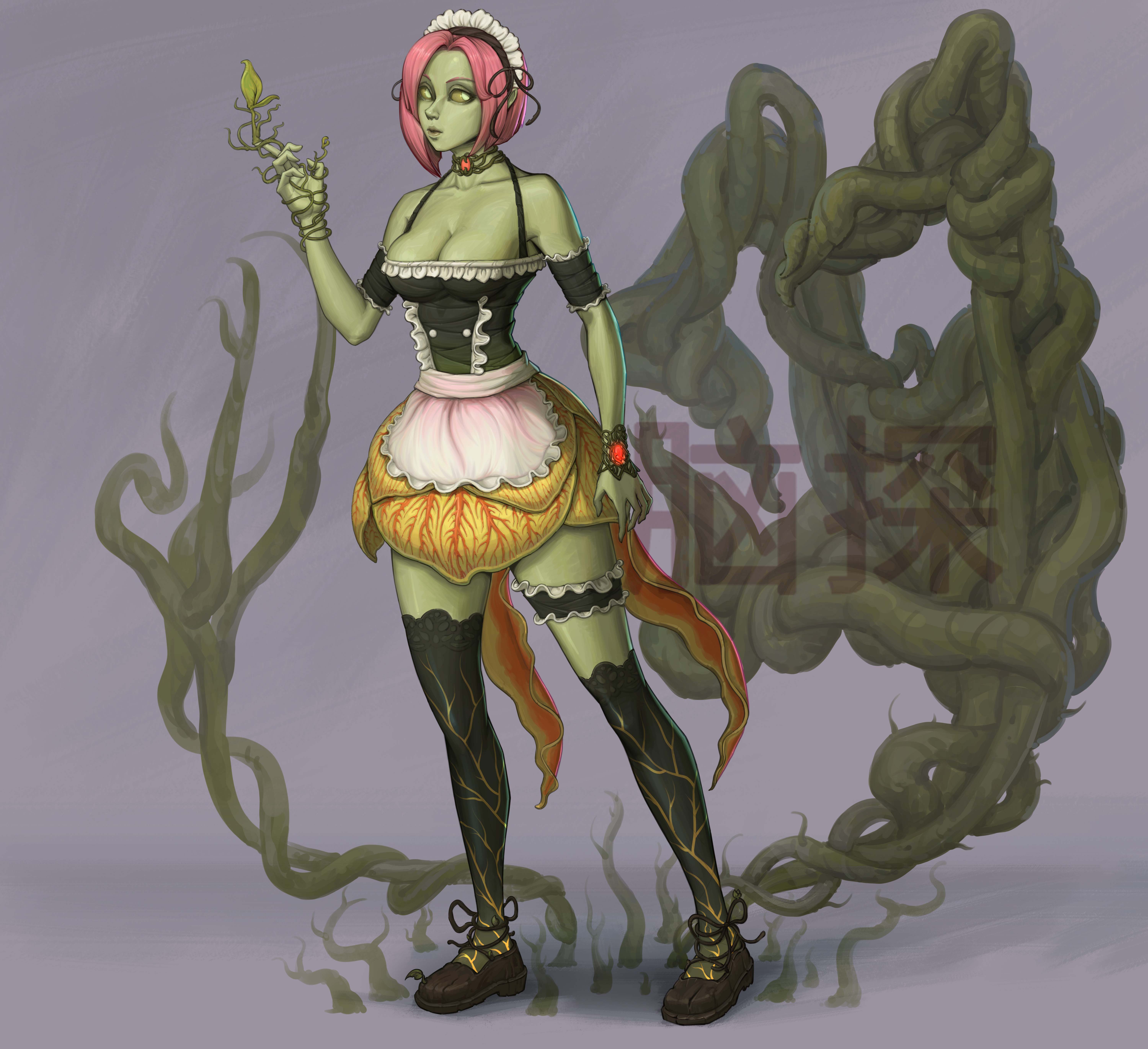 【画师修炼】【原创】女仆森林精灵贝尔娜