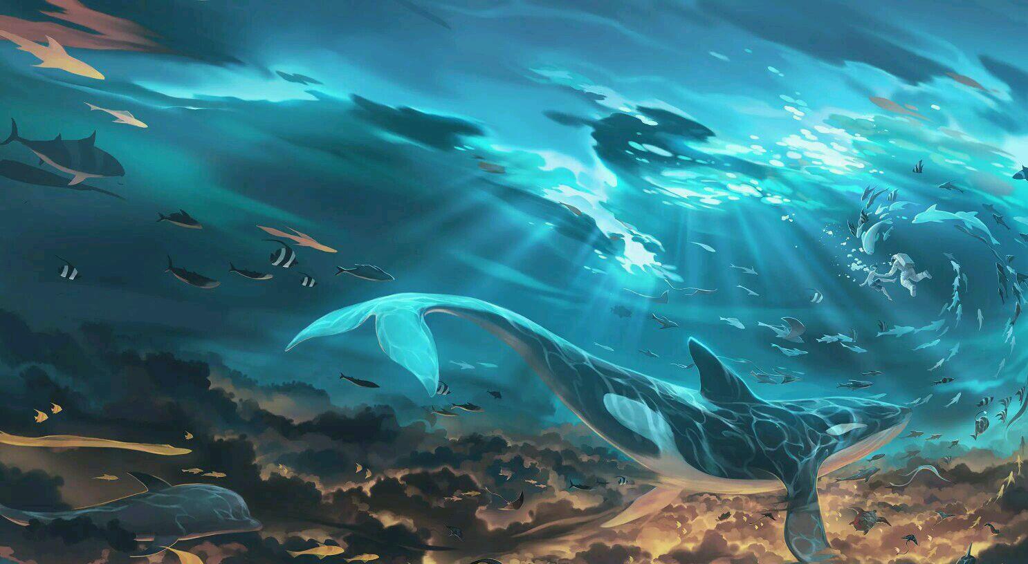 鲸落海底,加里·斯奈德曾在《禅定荒野》中写过