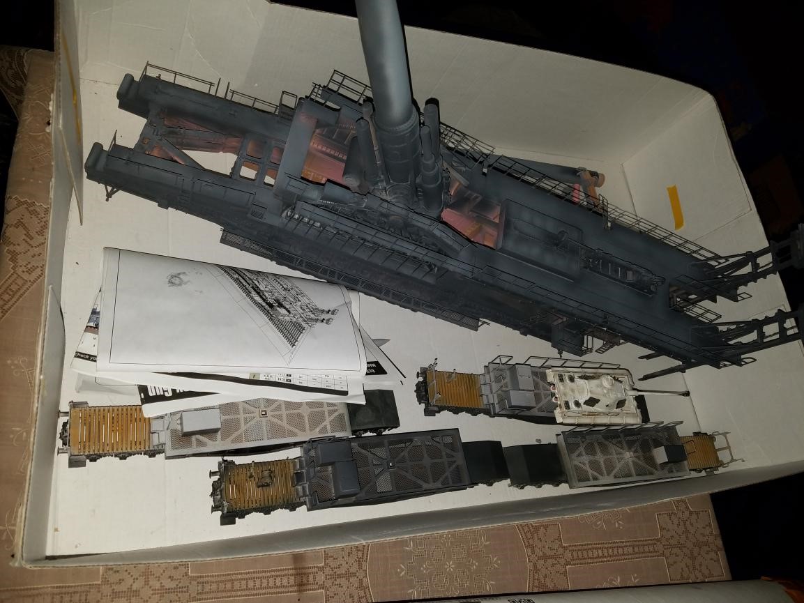 1/72多拉列车炮制作 作者:嘎嘎君 gg-model - acfun弹幕视频网 - 认真