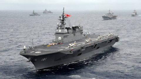 日本海上自卫队出云号准航母面向媒体开放