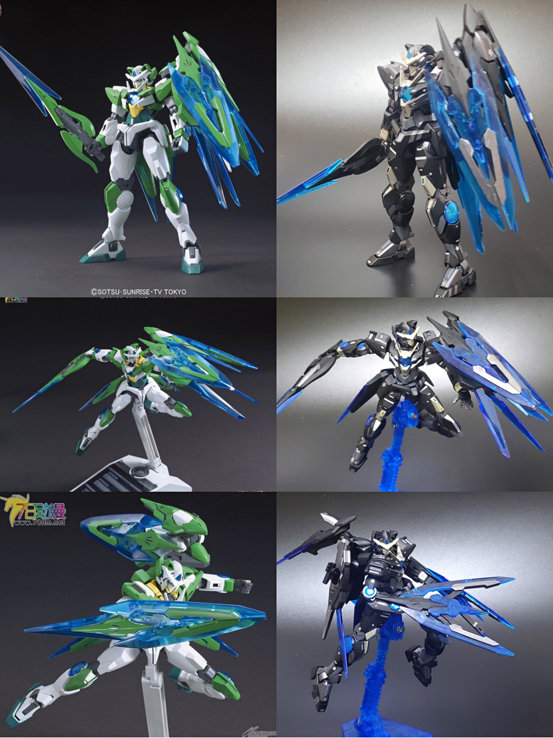 【钢普拉】【高达00q量子型—贝斯特】(西亚猫耳量子00q改色) - acfun