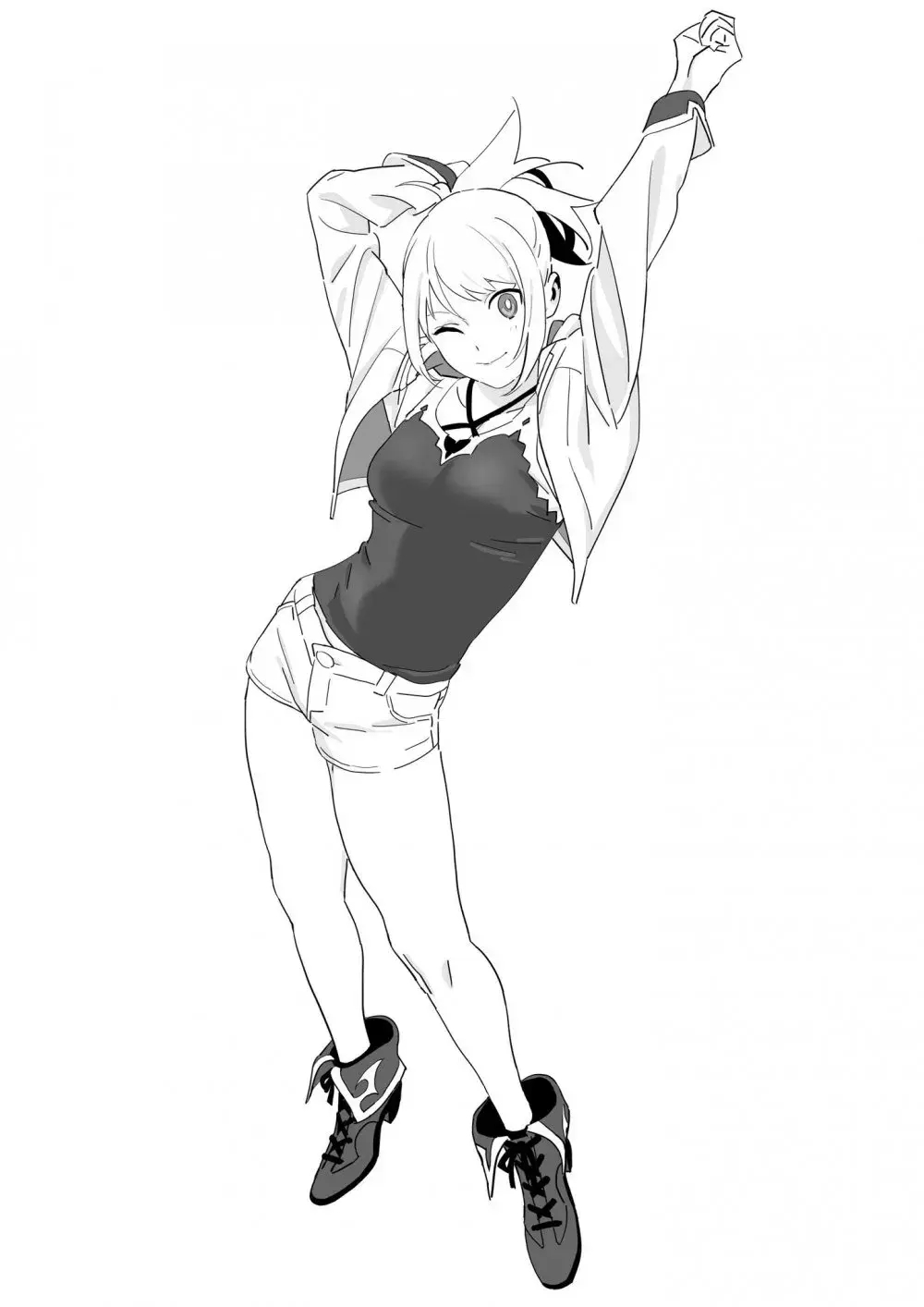 素材这组临摹必备的少女动作姿势参考