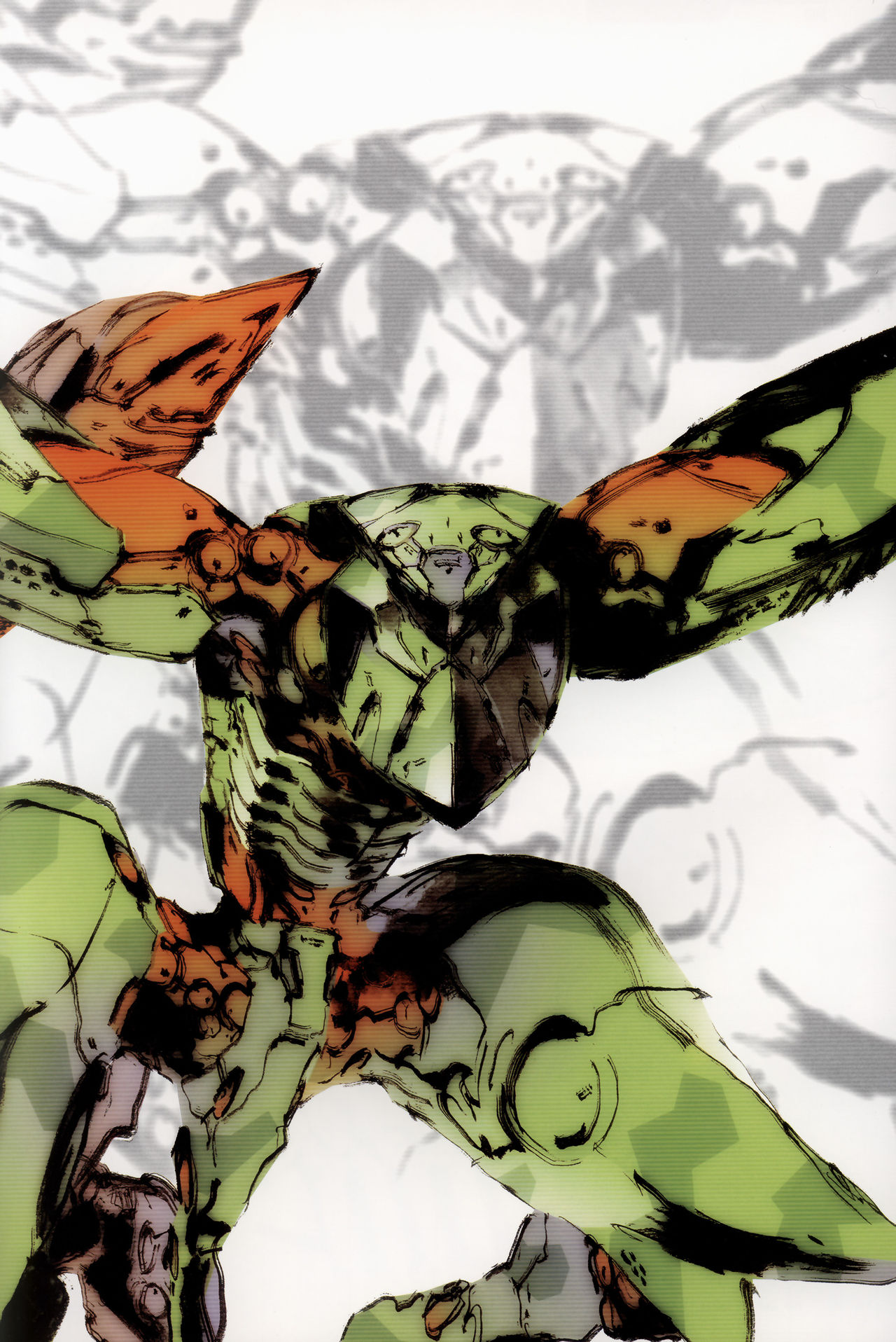 新川洋司合金装备2自由之子美术设定集