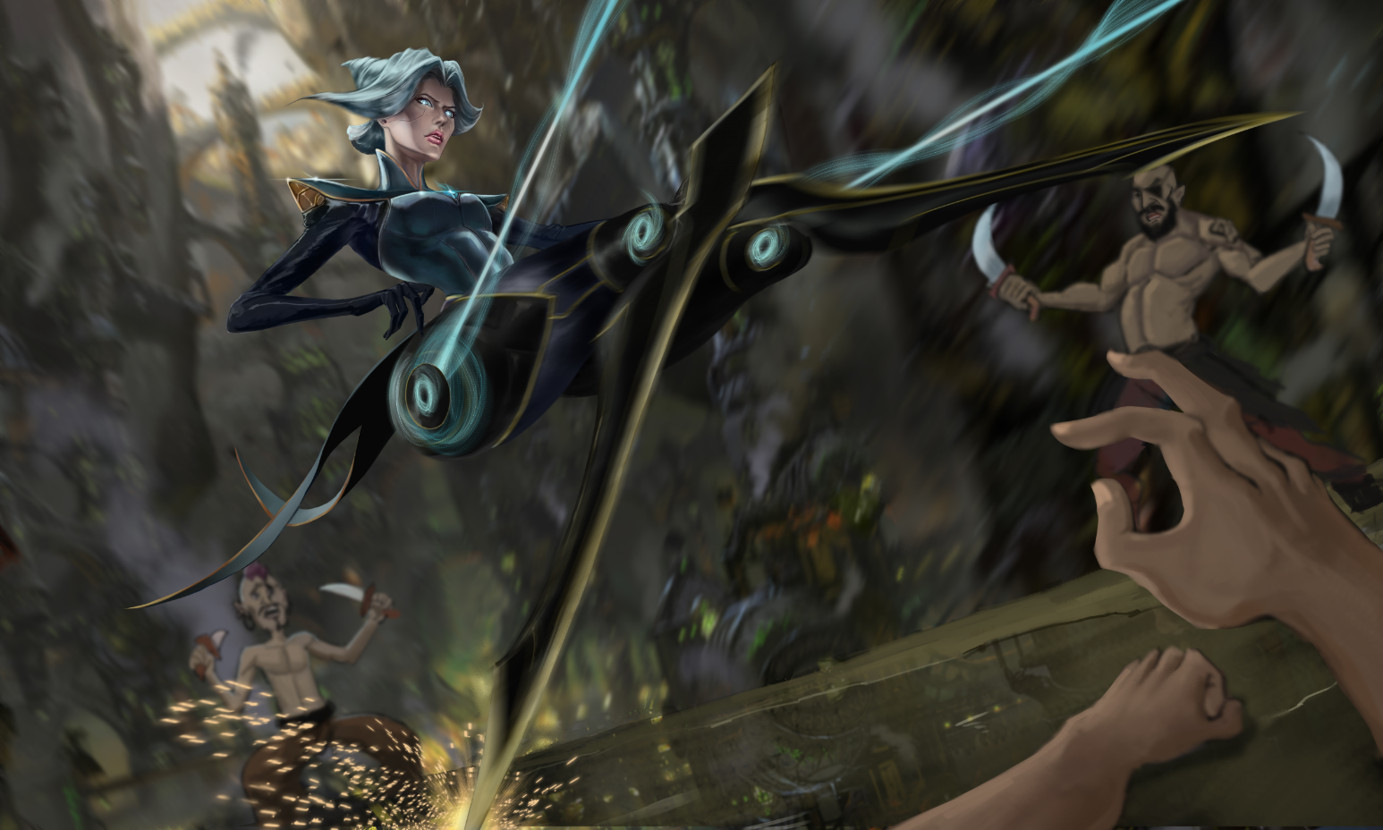 【画师修炼】英雄联盟-青钢影