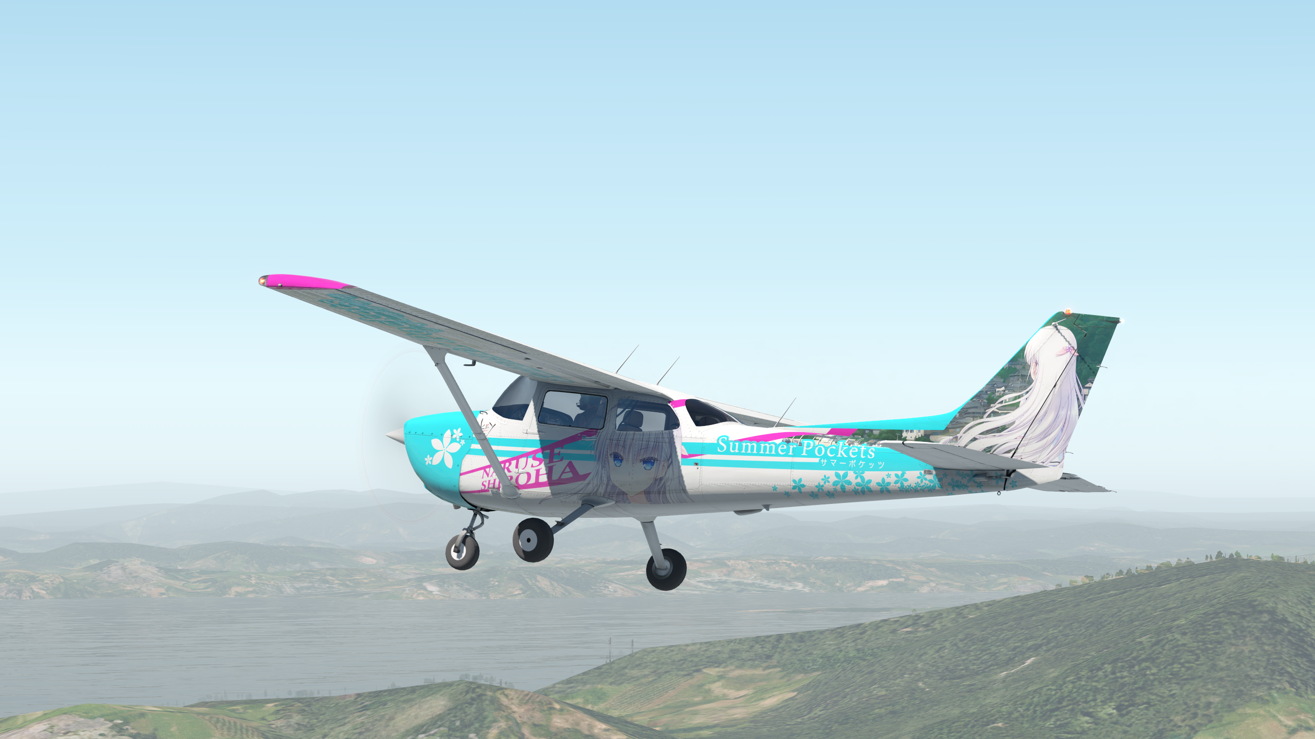 key痛机系列塞斯纳172spサマポケ号痛机涂装二改型