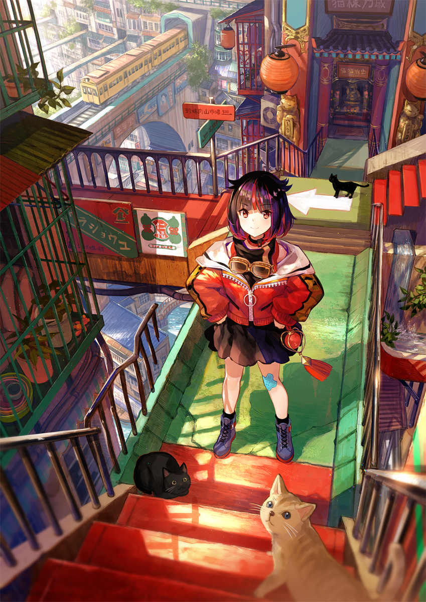 p站日本画师藤原的插画作品