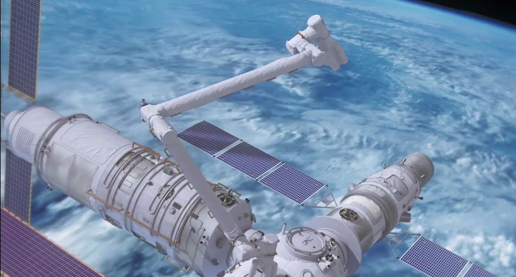 轮到美国人忧心了中国空间站的天宫神臂天舟二号再次对接