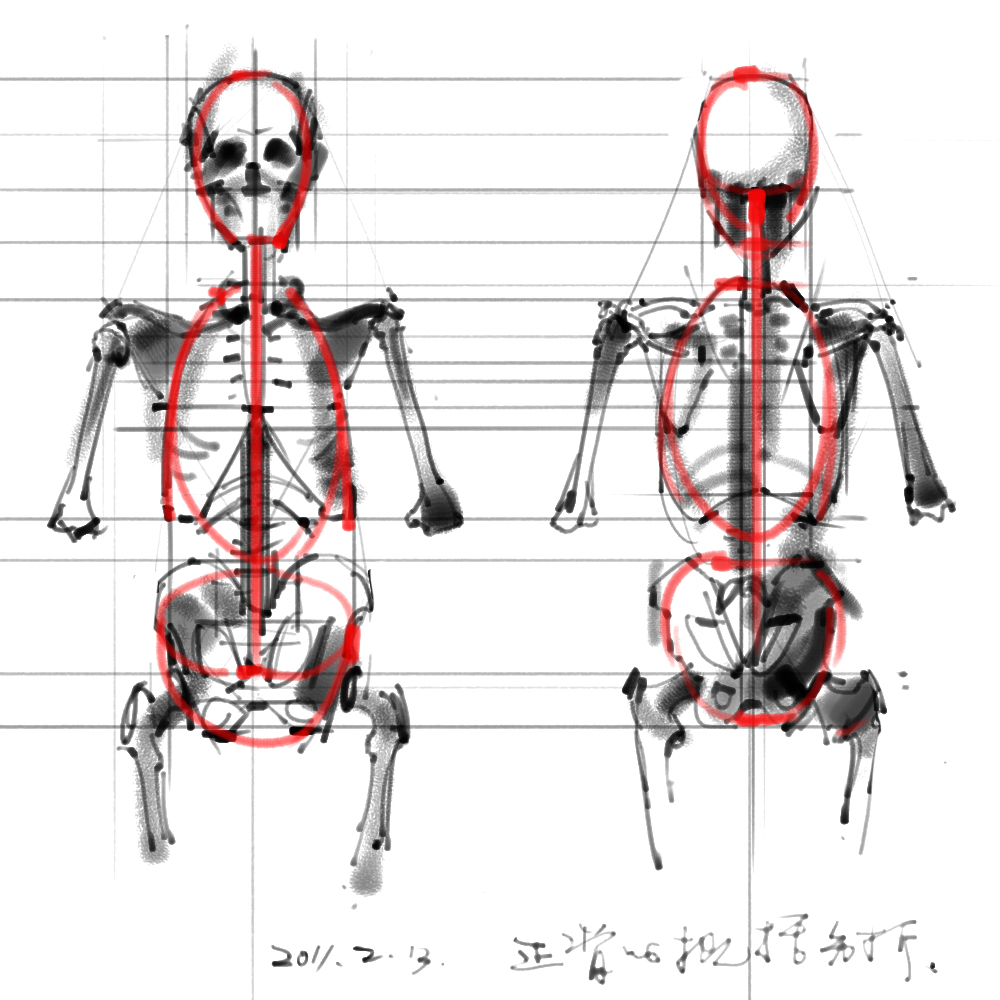 人体绘画线稿分享