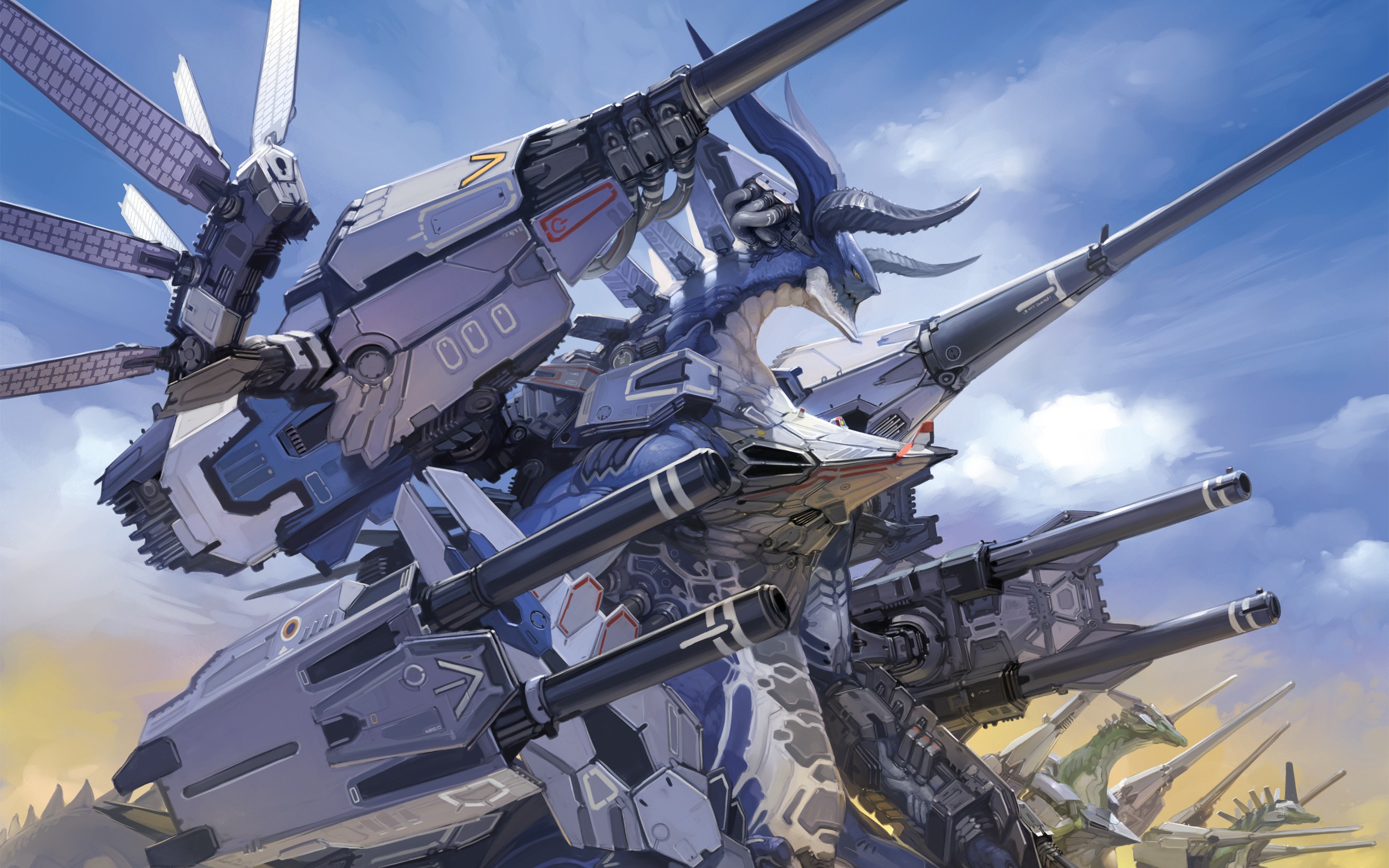 4k动漫壁纸机械美女