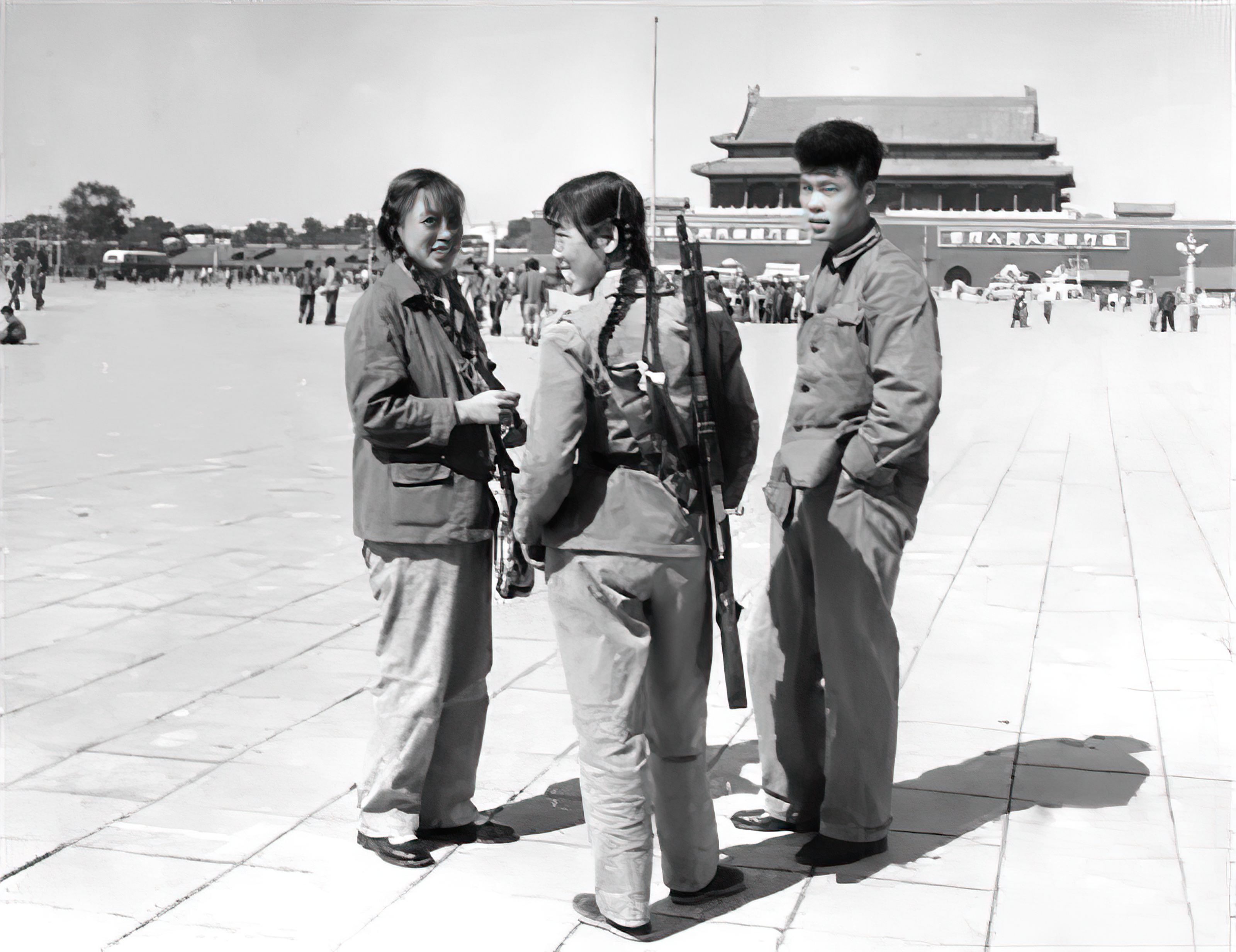 转载黑白老照片记录60年前的中国已运用图片ai放大到4k和自动上色ai