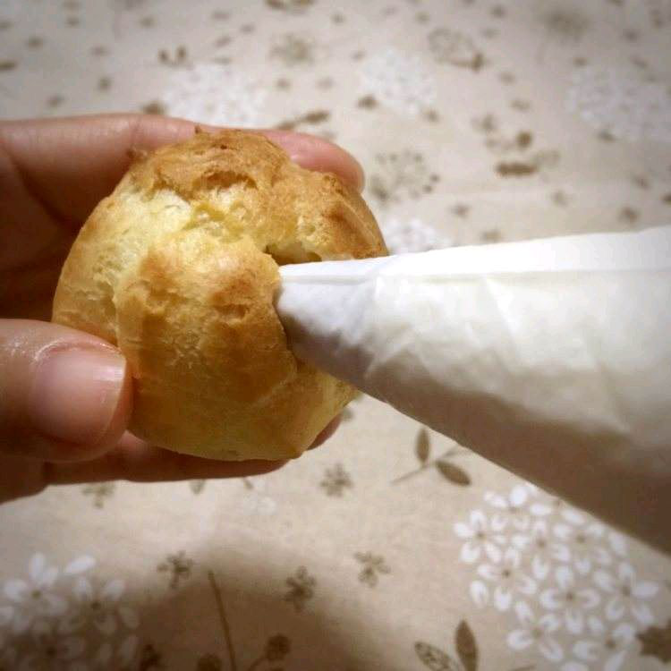 春季美食,软妹必备,香软奶油泡芙