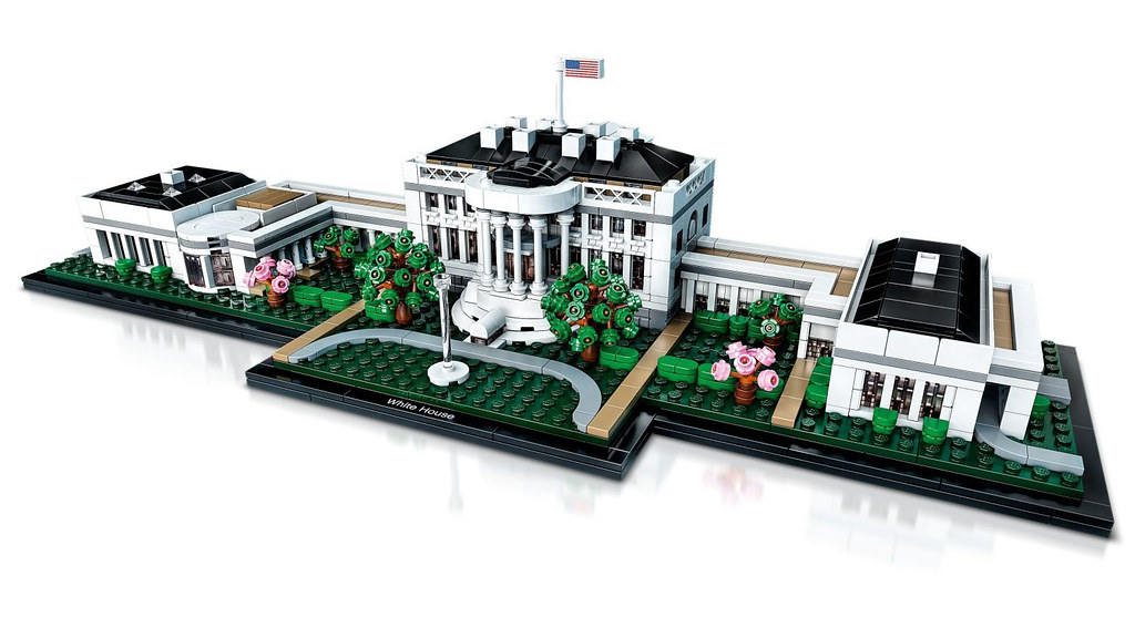 模玩前线最惨建筑lego建筑系列thewhitehouse白宫