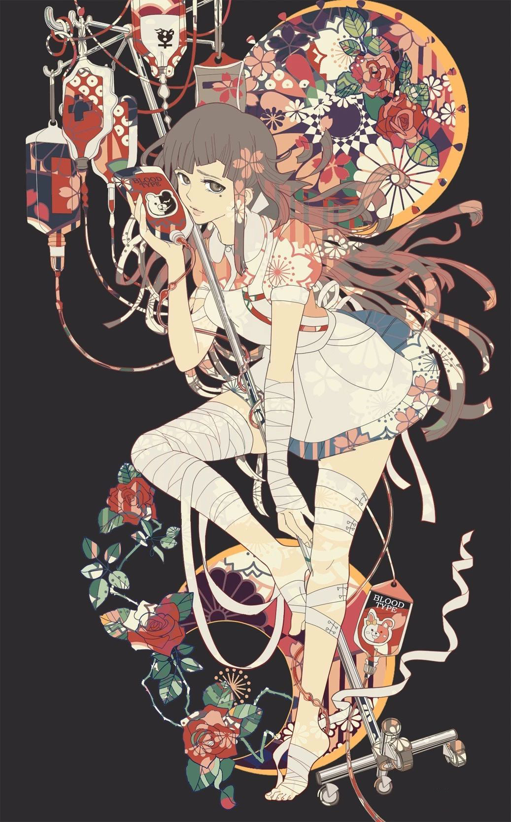 多图预警超细腻的日系二次元和风插画作品值得收藏的精美插画