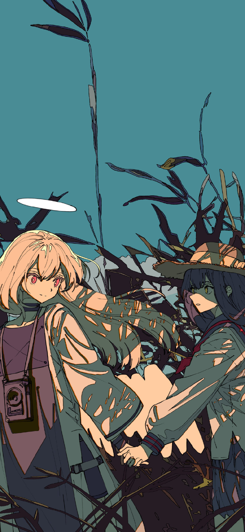 吃饱喝足吹着海风嗯舒服画师焦茶