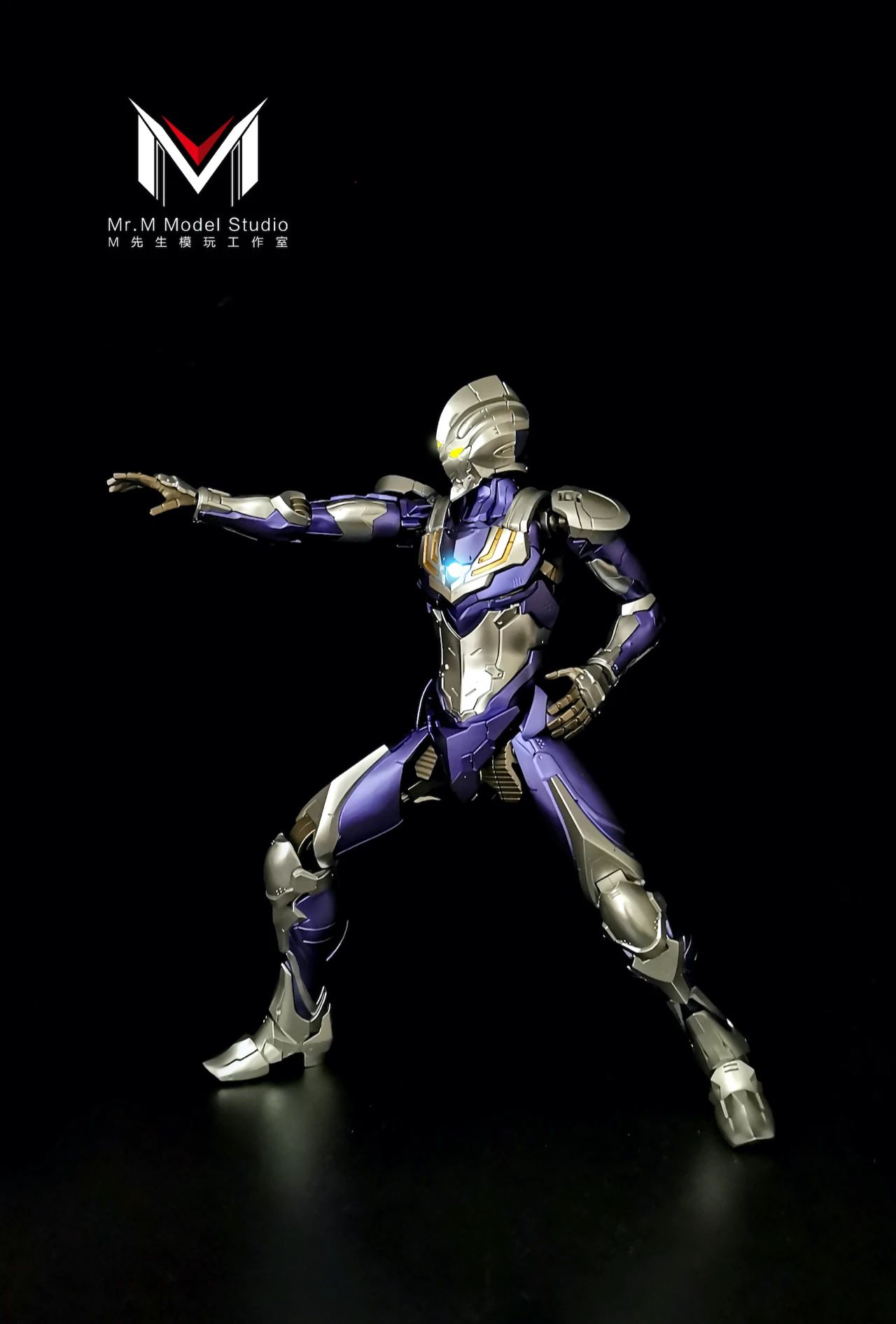 m先生的机动奥特曼 迪迦装甲(天空形态金属配色)