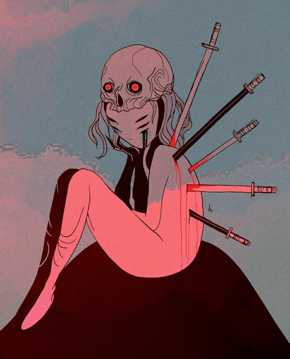 鬼魅插画魑魅魍魉插画师deadseagull