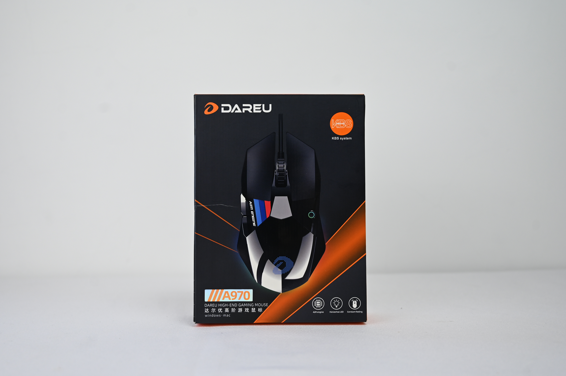 高性价比达尔优A970—黑武士KBI游戏鼠标