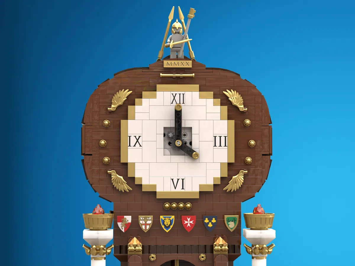 用乐高诠释时间的奥秘看看乐高大神们的时钟杰作