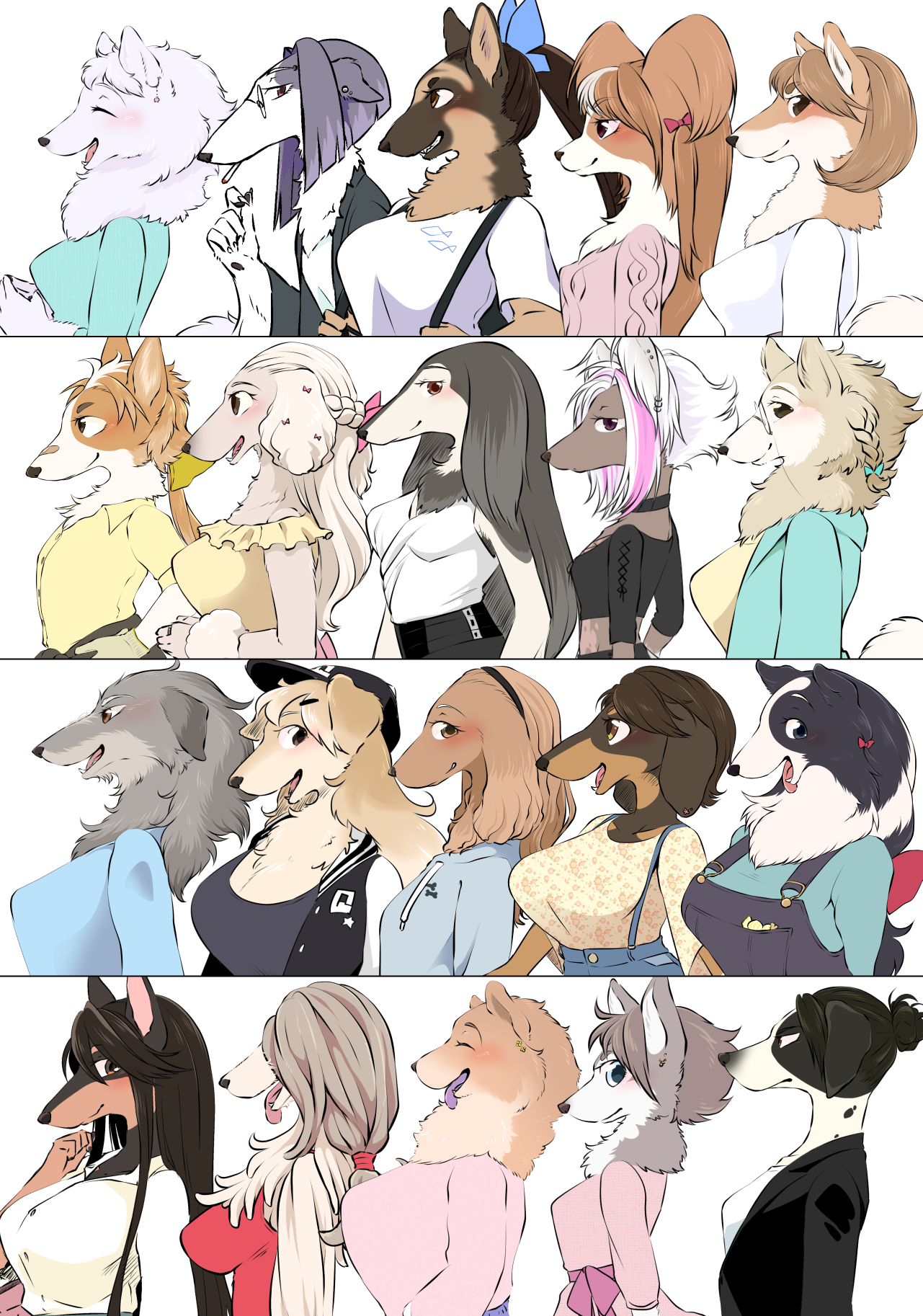 图集furry雌性兽人犬种图鉴