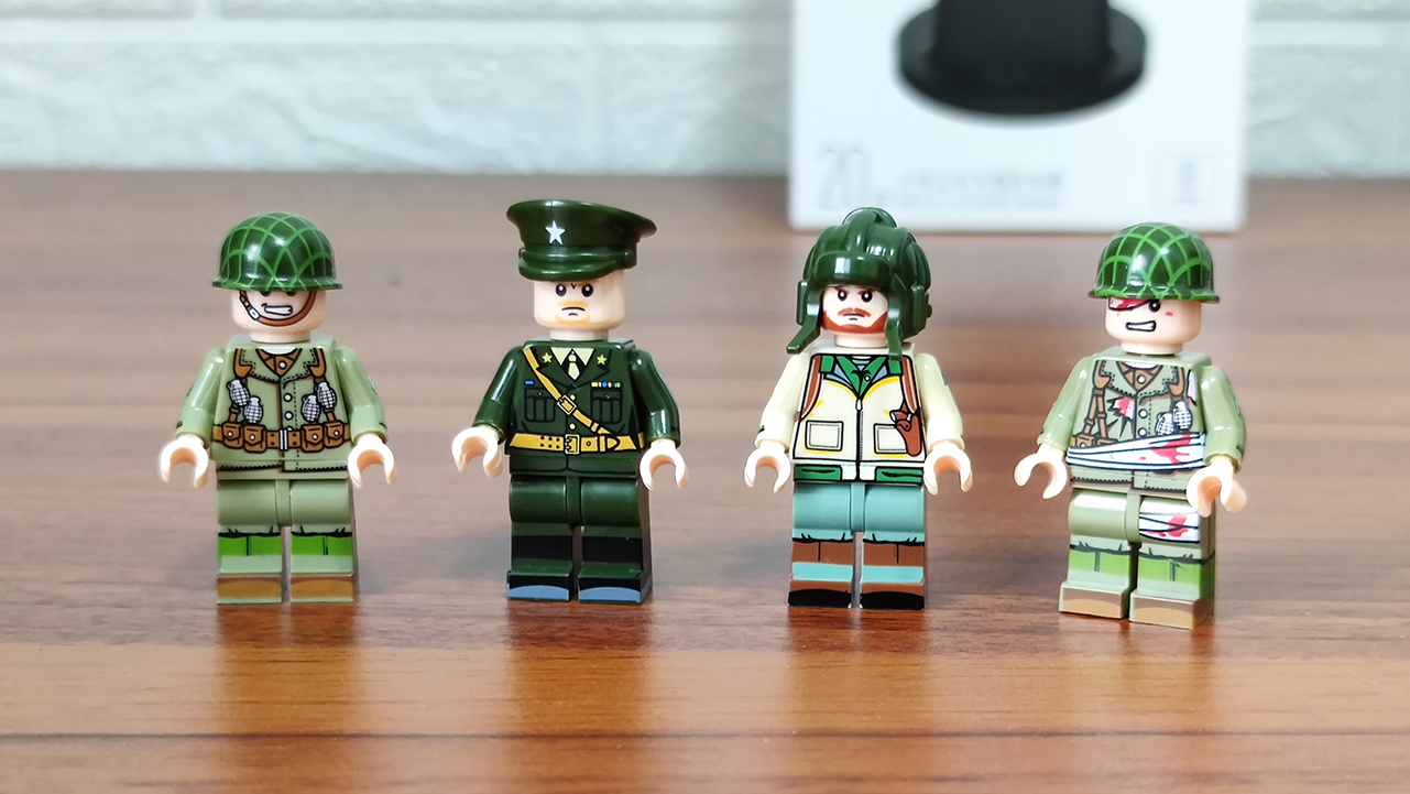 用积木搭建坦克中的明星全冠积木谢尔曼m1坦克评测