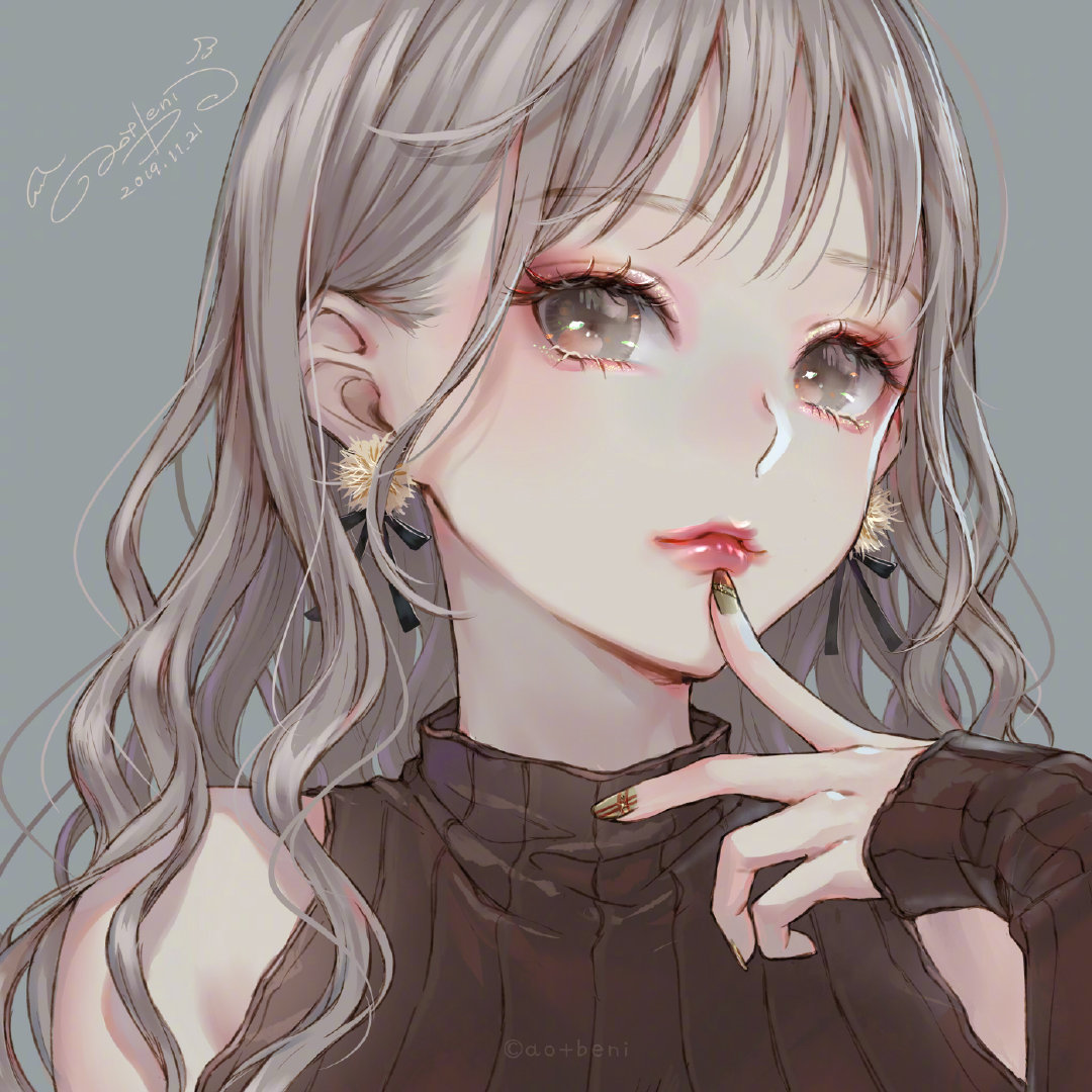 日韩风小姐姐头像  嗷呜~  画师  ao_beni