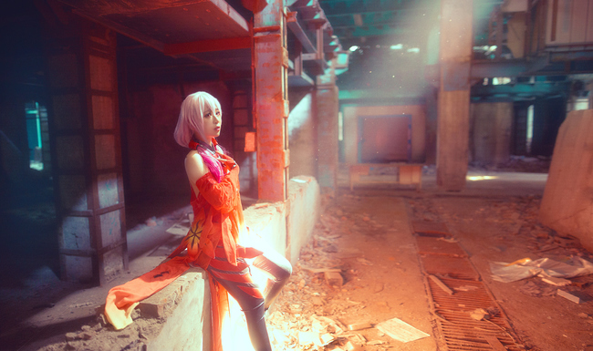 【cos】罪恶王冠 金鱼姬战服楪祈