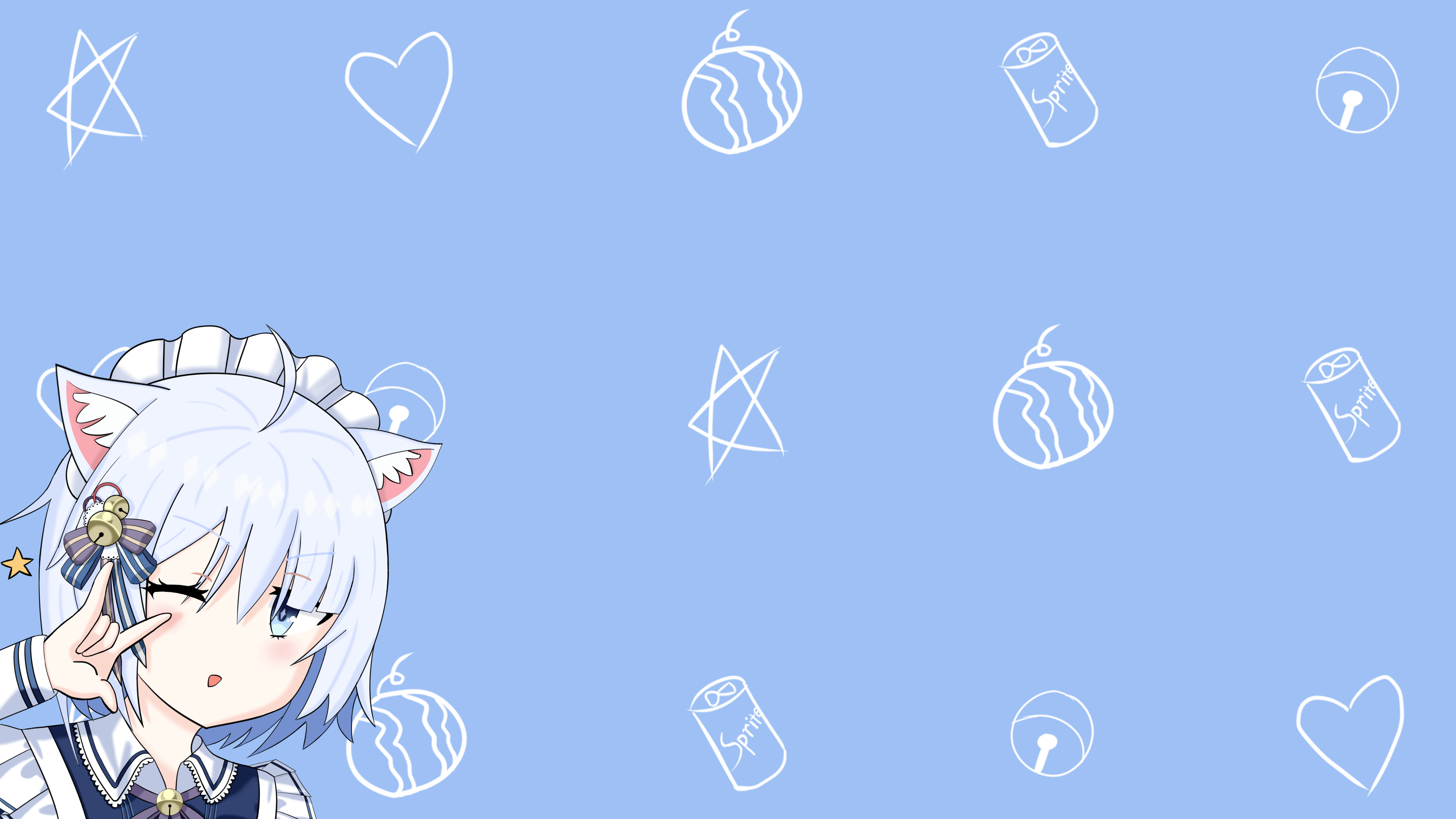 二创洛蒂kirakira的表情和壁纸ゝω