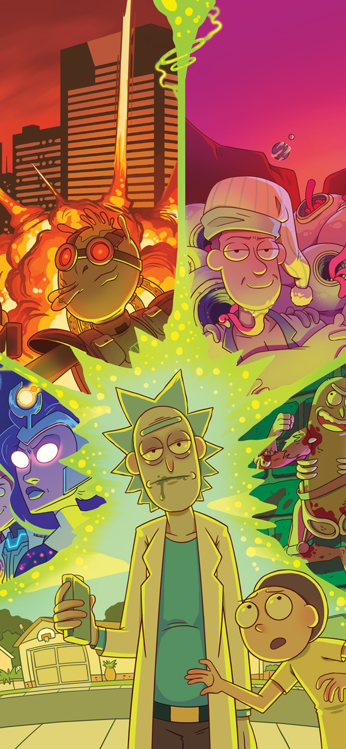 瑞克和莫蒂手机壁纸新