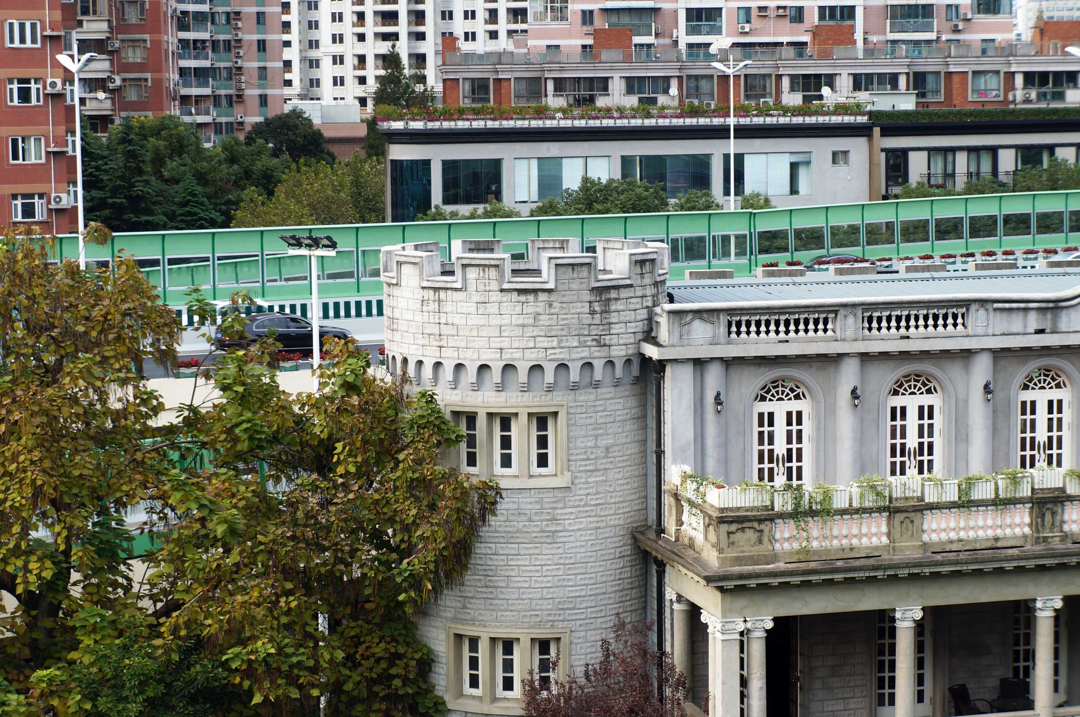 上海延安中学炮楼 全乐高版