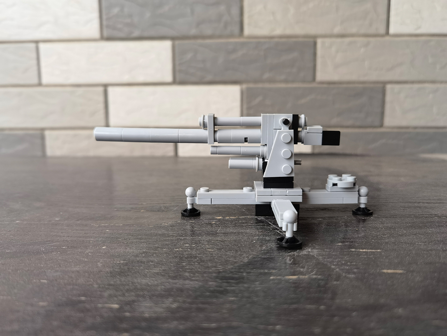 又是一门炮开箱全冠积木flak36火炮