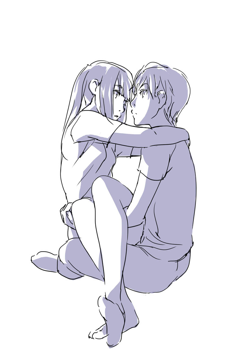 姿势的一些练习素材,喜欢画的情侣与cp的小伙伴们还不赶紧收藏起来