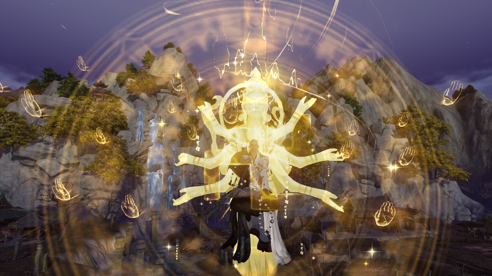 【剑网三重制版】少林大师使出如来神掌深夜鬼镇伏魔