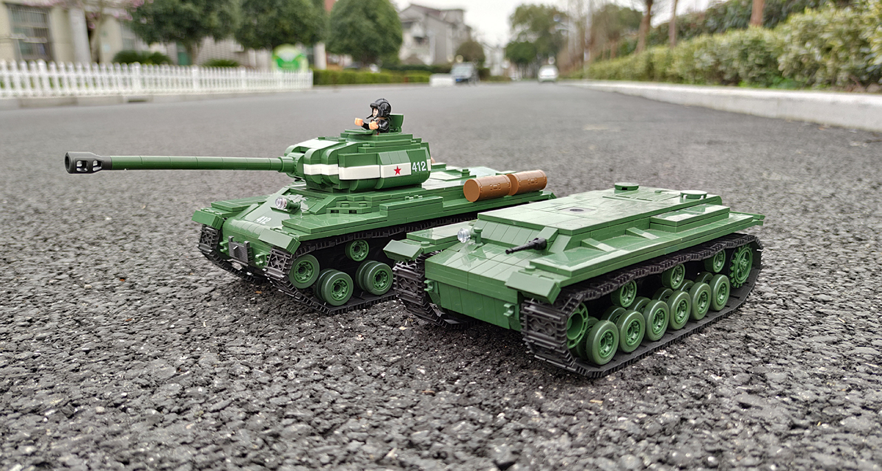 1000片积木的选择:试玩全冠is-2m坦克,优缺点同样明显 - acfun弹幕