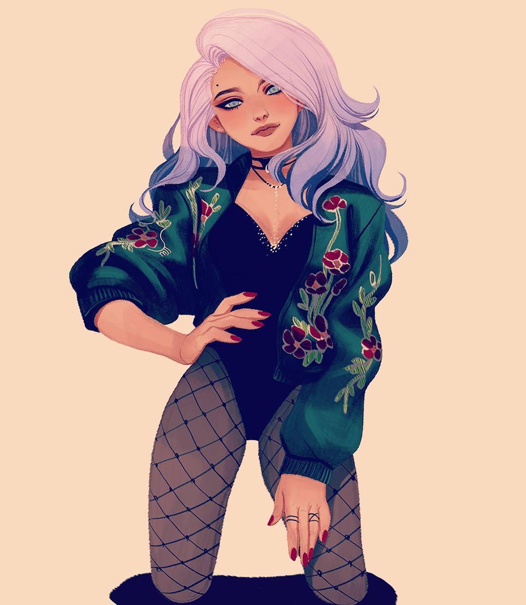 欧美风人物  大气  a  好喜欢~ 67画师  mjj 67