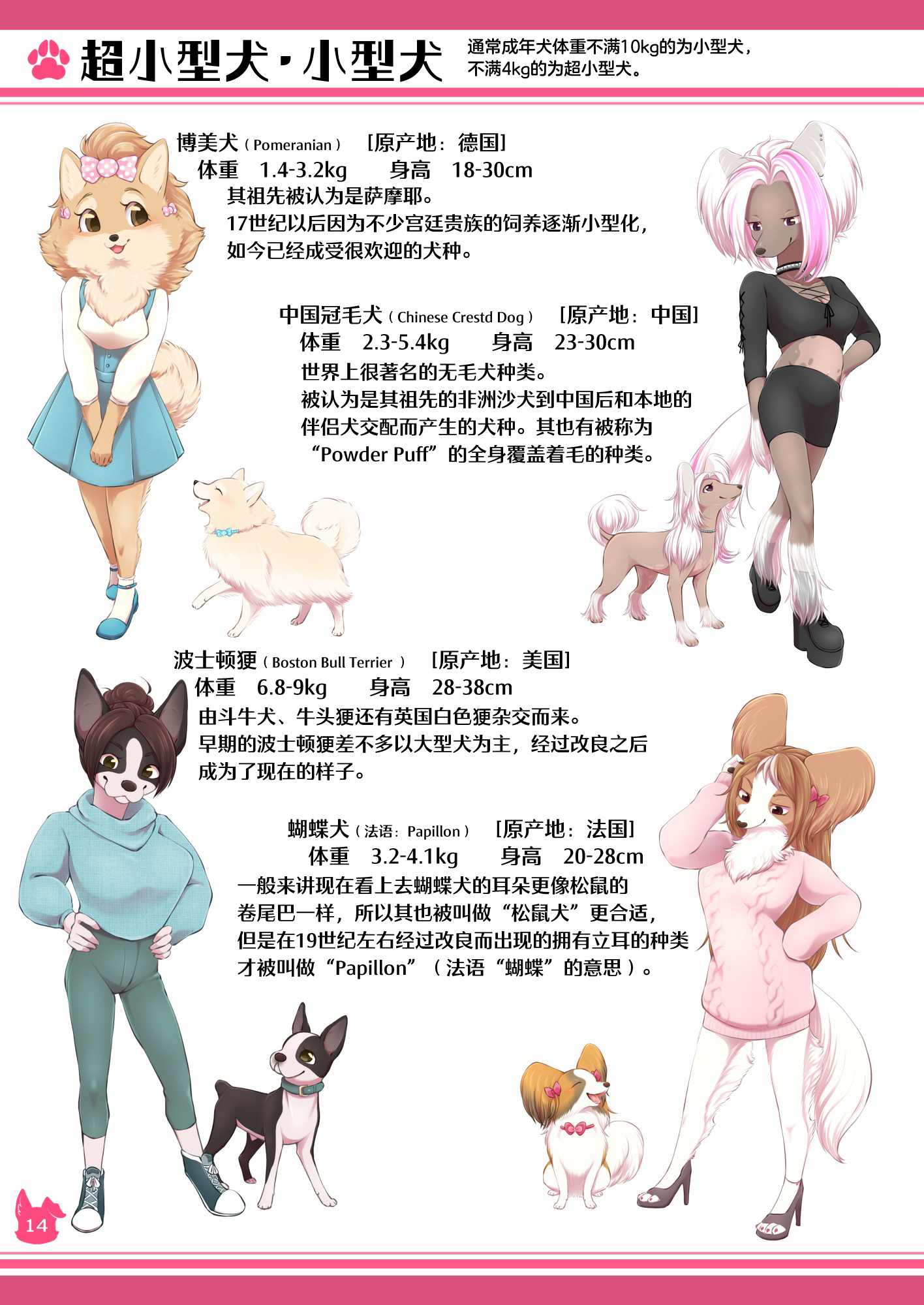 图集furry雌性兽人犬种图鉴