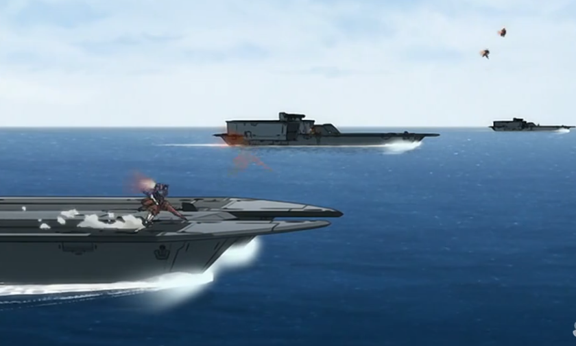 呜呼起飞高达00中的航母