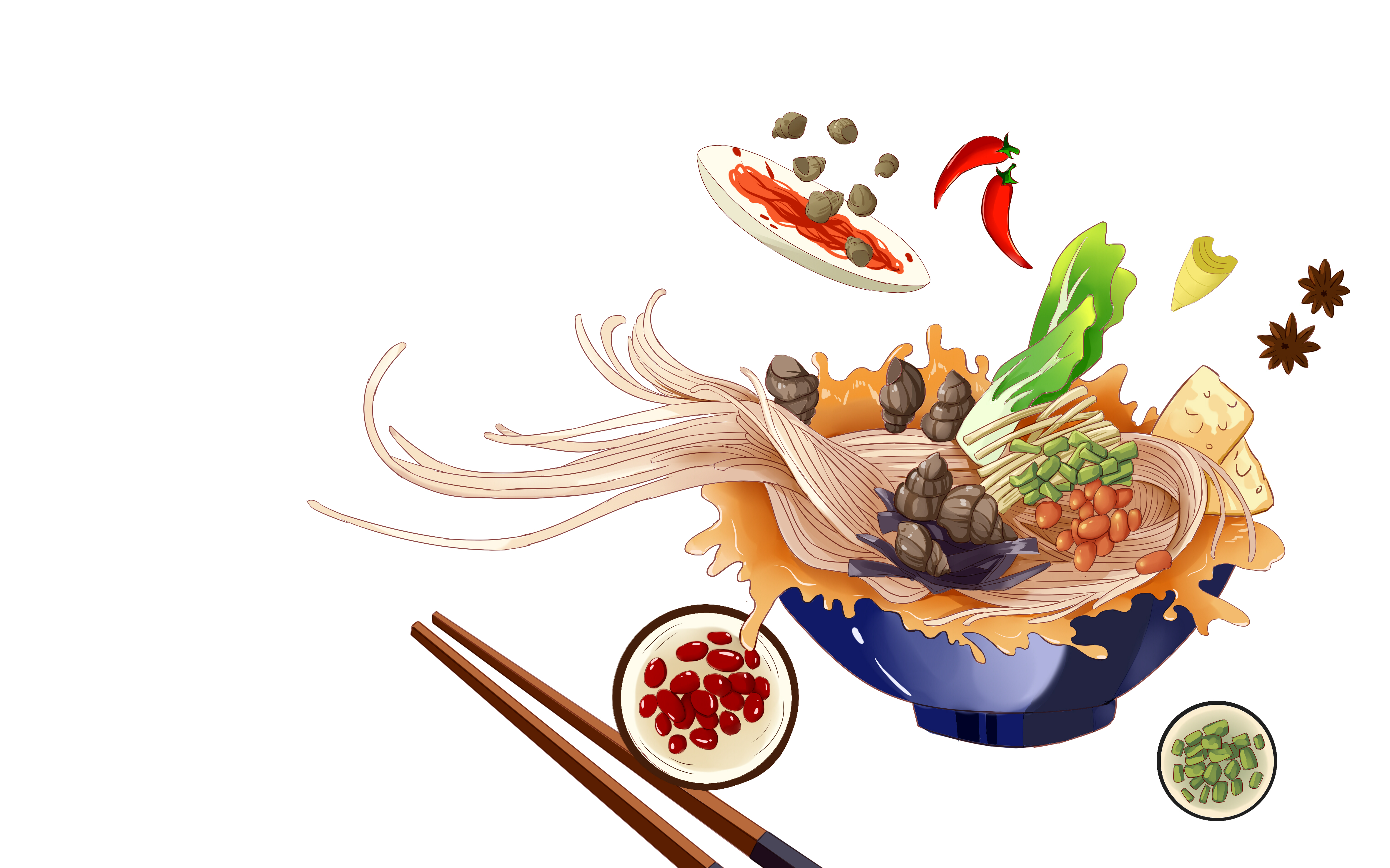 一份螺蛳粉弄到心态搞炸了