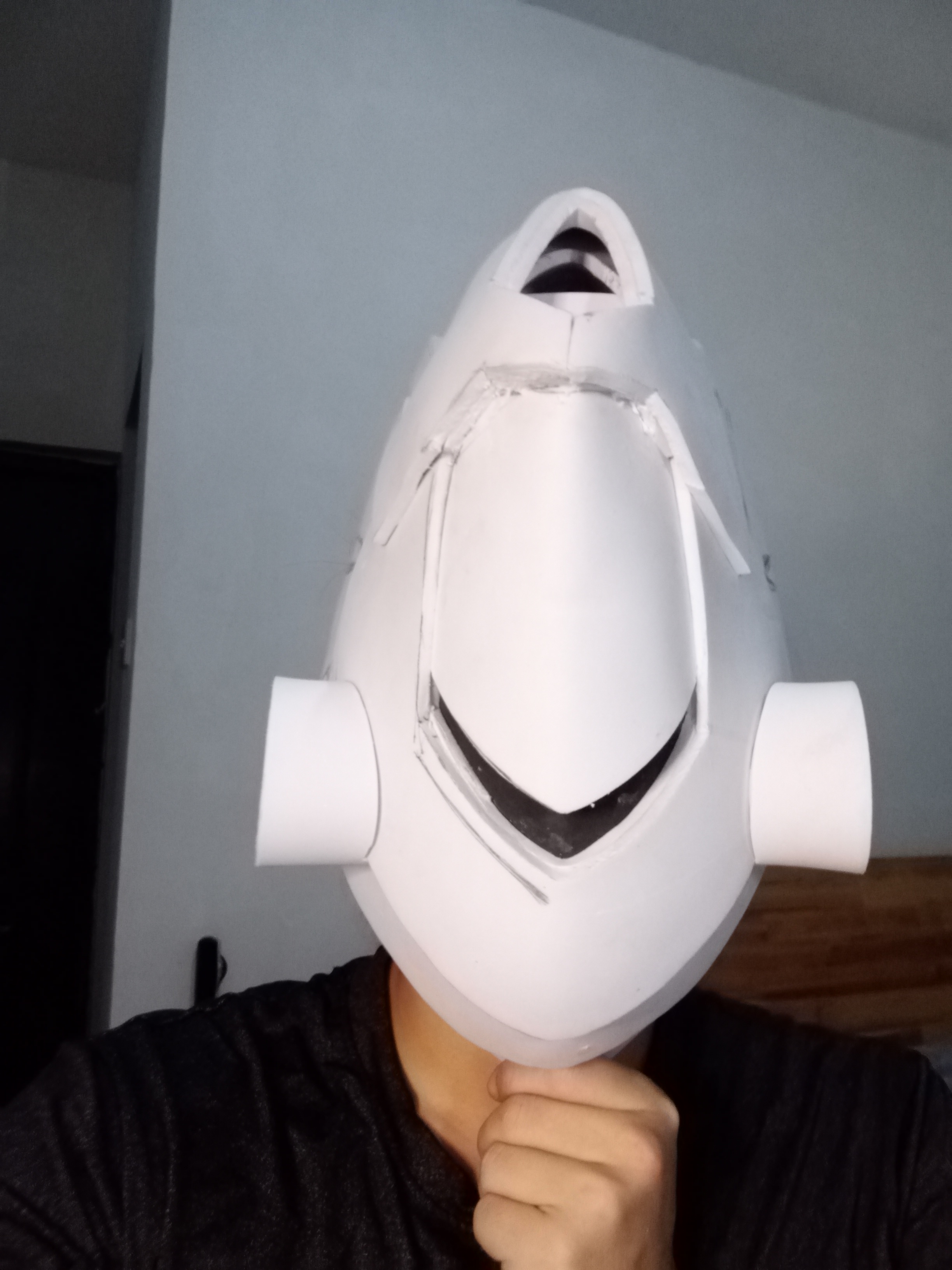 手工制作战斗暴龙兽头盔