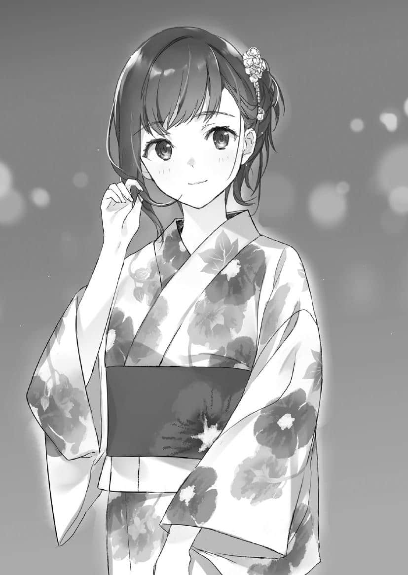 千岁同学在波子汽水瓶内轻小说插画