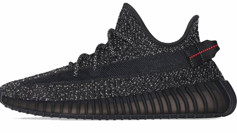 yeezy 350 v2黑满天星开箱