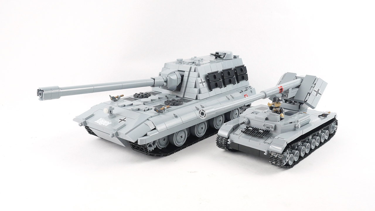 500元的选择cobi积木坦克世界系列e100坦克歼击车评测