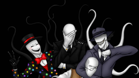 【灵异吐槽】被盘好了的瘦叔,slender man 瘦长鬼影