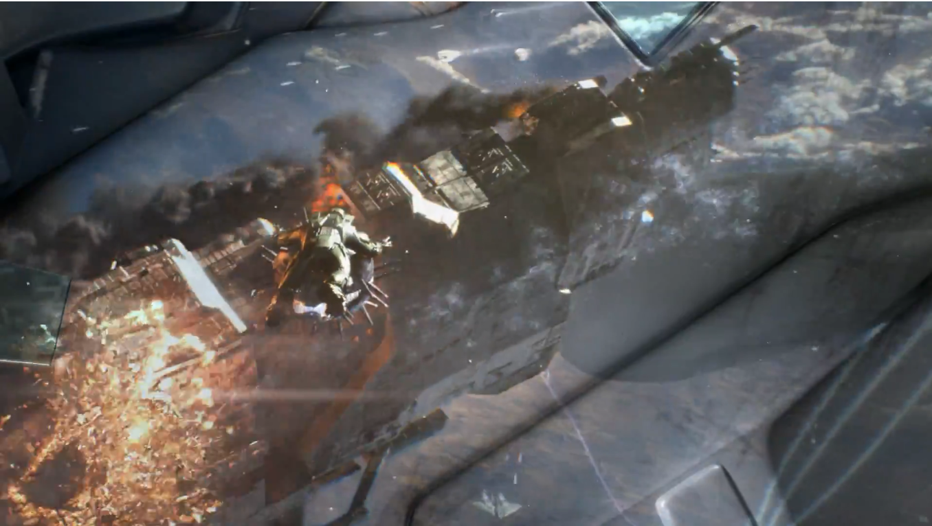 记录中被摧毁的第五舰队的马拉松级巡洋舰▲被能量投影仪一发入魂的