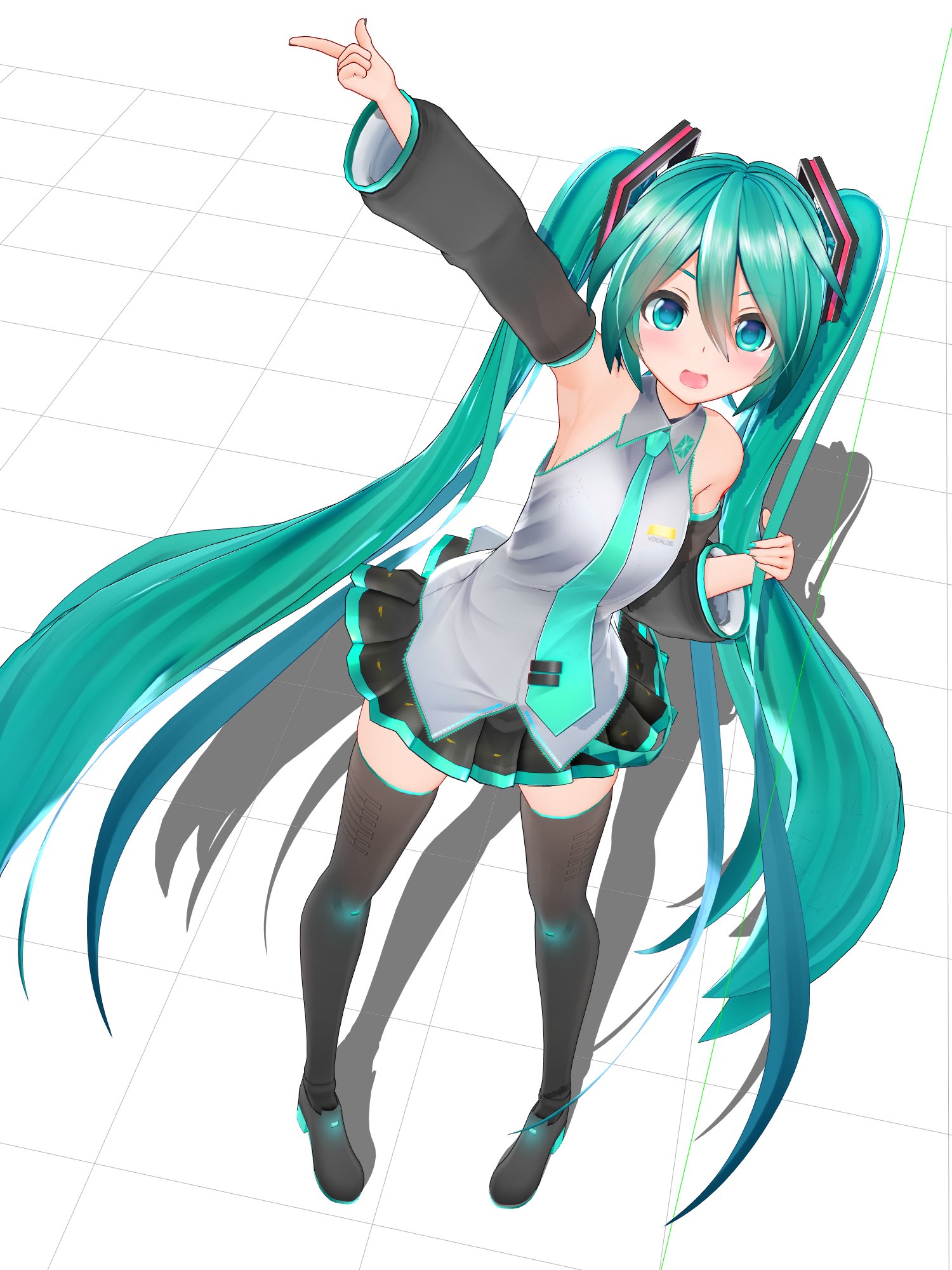 【mmd模型小科普   静画】む～ぶ式初音ミク(muuubu miku)